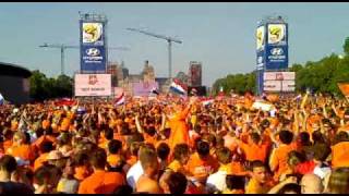 WK Finale 11072010 Nederland o Nederland 160000 oranje fans [upl. by Hairej632]