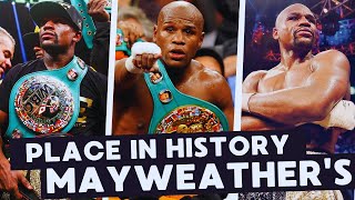 What is Floyd Mayweathers place in Boxing history [upl. by Ezechiel]