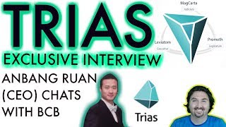 TRIAS EXCLUSIVE INVERVIEW  CEO Anbang Ruan  Crypto AMA  BlockchainBrad Interview  Trias News [upl. by Letnahs955]