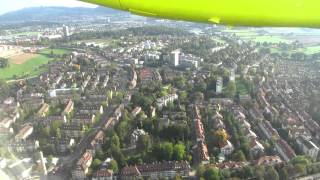 Landing at Bern Airport BRN [upl. by Ekul]