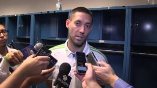 Interview Clint Dempsey at LA Galaxy [upl. by Georgetta684]