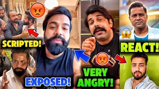 SCRIPTED😱  Rajveer Sisodiya Vs Ajaz Khan Controversy SCRIPTED  Rubal Dhankar VERY ANGRY Samay [upl. by Nylarej293]