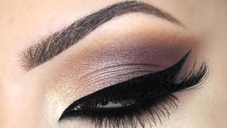 Chocolate Brown Smokey Eye Makeup Tutorial  Melissa Samways ♡ [upl. by Aitas]