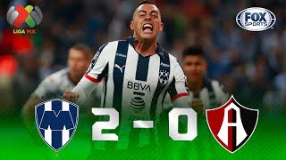 Monterrey  Atlas 20  GOLES  Jornada 19  Liga MX [upl. by Allegna]