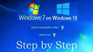 How to Install Windows 7 on Windows 10 without CD DVD and USB flash drive Complete Tutorial [upl. by Wilhelmina962]