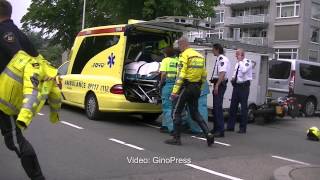 Ernstig ongeval motoragent Utrecht [upl. by Jaqitsch279]