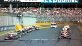 Gp Melbourne 2012 F1  Partenza [upl. by Jasper]