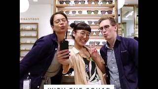 Warby Parker  Top 5 places to take a seflie at our Brooklyn store [upl. by Atekehs]