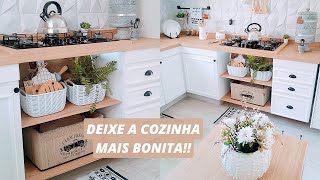 FAÃ‡A VOCÃŠ MESMO IDEIAS FÃCEIS E BARATAS DE COMO DECORAR E DEIXAR A COZINHA MAIS BONITA [upl. by Candace]