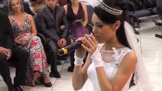 Noiva cantando  Casamento Andresa e Douglas [upl. by Akelam258]