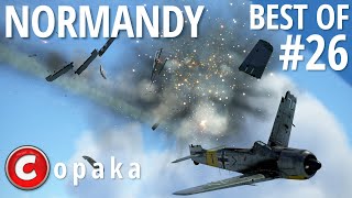 il2 Sturmovik Battle of Normandy  Dogfights compilation  satisfying crashes  compilation 26 [upl. by Salangi162]