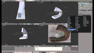 bend wooden sculpture with blender 25 ant yafaray 12 beta 1part [upl. by Annodas]