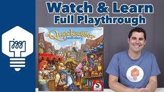 Watch amp Learn Die Quacksalber von Quedlinburg  Full Playthrough [upl. by Rita]