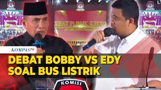 Debat Bobby vs Edy soal Bus Listrik di Pilkada Sumut [upl. by Gemina752]