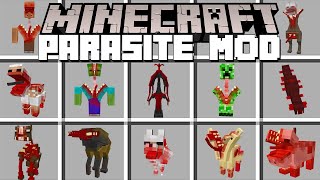 Minecraft PARASITE APOCALYPSE  INFECTED PARASITES MOD Minecraft Mods [upl. by Nnylecoj]