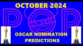 Awards Season 2024 Popcast  Oscar Nomination Predictions  October 2024 102924 [upl. by Idnyc]