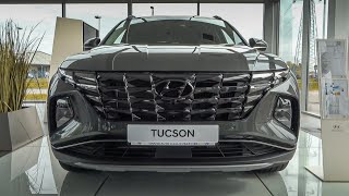 Hyundai Tucson Hybrid 2021 230 HP Amazon Grey  Premium Plus  Exterior amp Interior Review [upl. by Laureen]