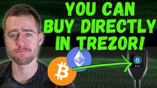 How To Buy And Sell Crypto DIRECTLY In The Trezor Wallet App No Transfers Required Invity Review [upl. by Pentheas]