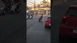 COUPLE FLEES FROM BRAZIL POLICE AND ENDS UP FACE DOWN ON THE GROUND [upl. by Ardnazxela]