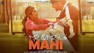 Mr amp Mrs Mahi  Trailer  Rajkummar Rao  Janhvi Kapoor  Dharma Productions [upl. by Ade646]