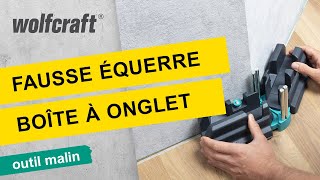 Comment poser des plinthes sans se tromper  Boîte à onglet réglable [upl. by Llered]