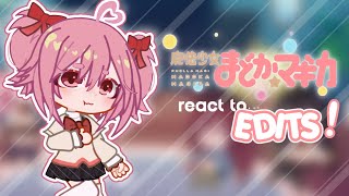 Puella Magi MADOKA MAGICA react to edits ☆〜 [upl. by Drawets]