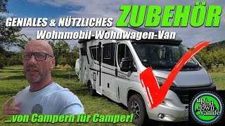 GENIALES UND NÜTZLICHES ZUBEHÖR für Wohnmobil Kastenwagen Wohnwagen  Tipps amp Tricks von Campern [upl. by Bonny362]