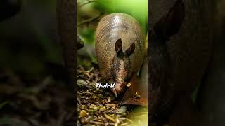 Discovering the Armadillo Natures Little Tank 🦔🌿armadillo shorts animals  Animal Kingdom [upl. by Aiksa785]