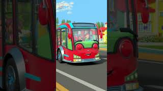 Wheels On The Bus shorts kidssongs preschool kindergarten nurseryrhymes [upl. by Pebrook]