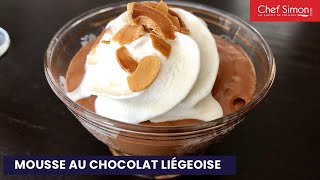 Mousse au chocolat liégeoise [upl. by Airdnola503]