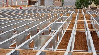 WoodFramed Buildings Benefit From Composite TotalJoist Steel Construction  Installation Video [upl. by Niroht877]