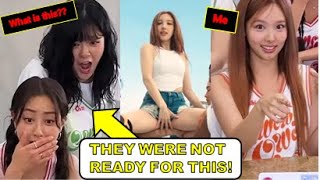 TWICE Loses Their Minds Over Nayeon’s Sey Croch Grab Dance [upl. by Hoon]