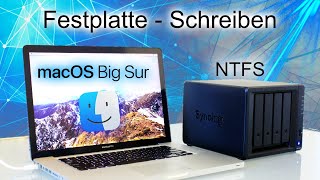 NTFS Festpaltte auf macOS  Lesen und Schreiben Big Sur M1 Tutorial [upl. by Reve]