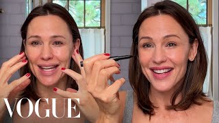 Jennifer Garner’s quotQuick as Possiblequot Beauty Routine  Beauty Secrets  Vogue [upl. by Eedolem528]