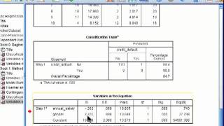 Logistic Regression  SPSS part 4 [upl. by Hedi752]