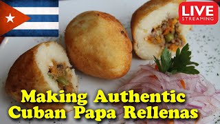 Making Papa Rellenas Step by Step  Easy Cuban Cooking  Easy Cuban Recipes  Papa Rellena Recipe [upl. by Ahsenad]