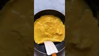 French Omelette 🥚🍳🐣omelette egg recipe cooking shortsfeed viralshorts like nonveg foodie [upl. by Noryv]