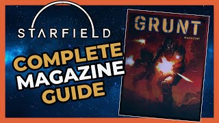 How Magazines actually work in Starfield FINALLY [upl. by Ylrehc]