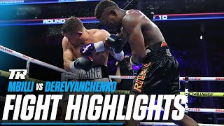 Christian Mbilli Shines Against Sergiy Derevyanchenko At Home  FIGHT HIGHLIGHTS [upl. by Melodie]