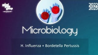 L 2 Part 1  Bordetella pertussisH influenza Vincet angina  Microbiology [upl. by Alic]