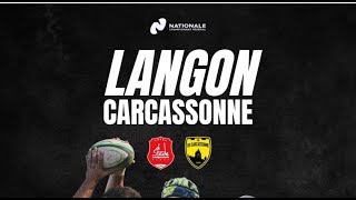 Langon VS Carcassonne J11 Nationale saison 20242025 16 Novembre 2024 [upl. by Godart600]