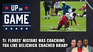 T J Houshmandzadeh SaysFlores’ Mistake Was Coaching Tua Like Belichick Coached Brady l UP ON GAME [upl. by Ondrej773]