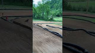 Losi Promoto MX RC Motorcycle Practice On Dirt Track Added Sound Effects [upl. by Karin]