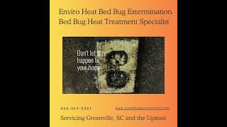 Your bed bug heat treatment in Greenville SC bedbugscontrol [upl. by Wojcik]