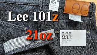 Lee 101 Heavyweight 21oz Selvedge Jeans REVIEW [upl. by Lecia]