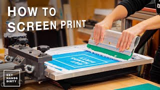 Print Your Own Posters TShirts and More  Screen Printing Basics [upl. by Lamiv65]