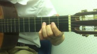 《Waterloo Bridge》theme music  Auld lang syne Basic guitar course [upl. by Halian]