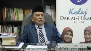 Video Pemasyhuran Perpustakaan Siddiq Fadzil di Kolej Dar alHikmah [upl. by Ellenyl191]