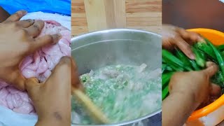 Make oiles okra soup with me  life of a mum living abroad [upl. by Ydahs785]