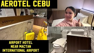 WHERE TO STAY NEAR MACTAN INTERNATIONAL AIRPORT AEROTEL CEBU RUBY WONDERS💛 [upl. by Lebbie]